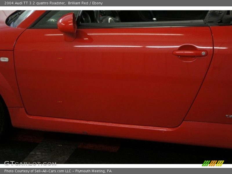 Brilliant Red / Ebony 2004 Audi TT 3.2 quattro Roadster