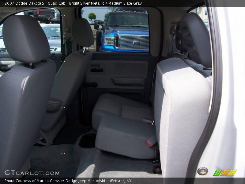 Bright Silver Metallic / Medium Slate Gray 2007 Dodge Dakota ST Quad Cab