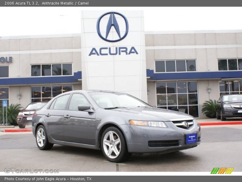 Anthracite Metallic / Camel 2006 Acura TL 3.2