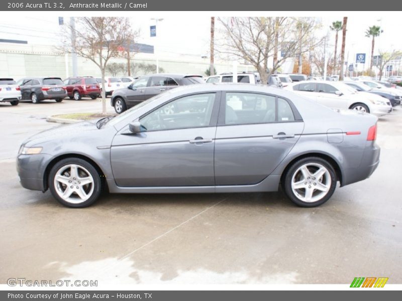 Anthracite Metallic / Camel 2006 Acura TL 3.2