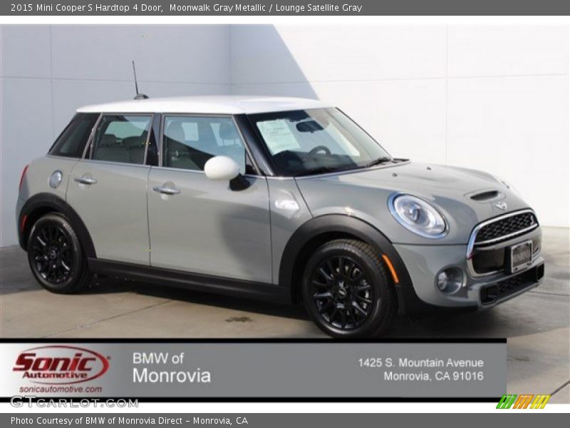 Moonwalk Gray Metallic / Lounge Satellite Gray 2015 Mini Cooper S Hardtop 4 Door