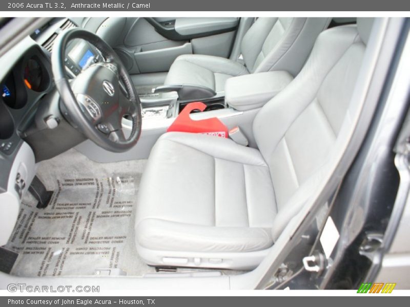 Anthracite Metallic / Camel 2006 Acura TL 3.2