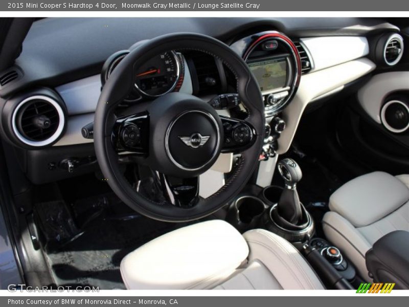 Moonwalk Gray Metallic / Lounge Satellite Gray 2015 Mini Cooper S Hardtop 4 Door
