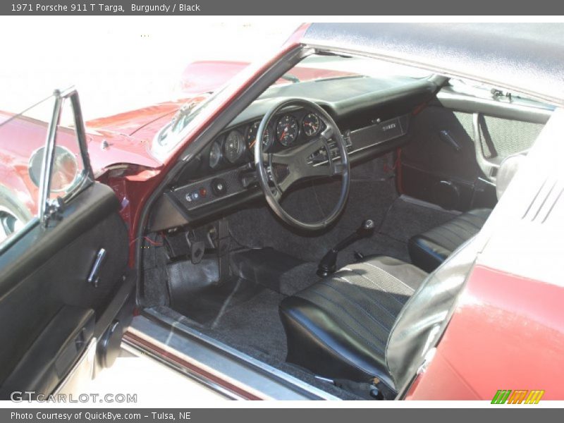  1971 911 T Targa Black Interior