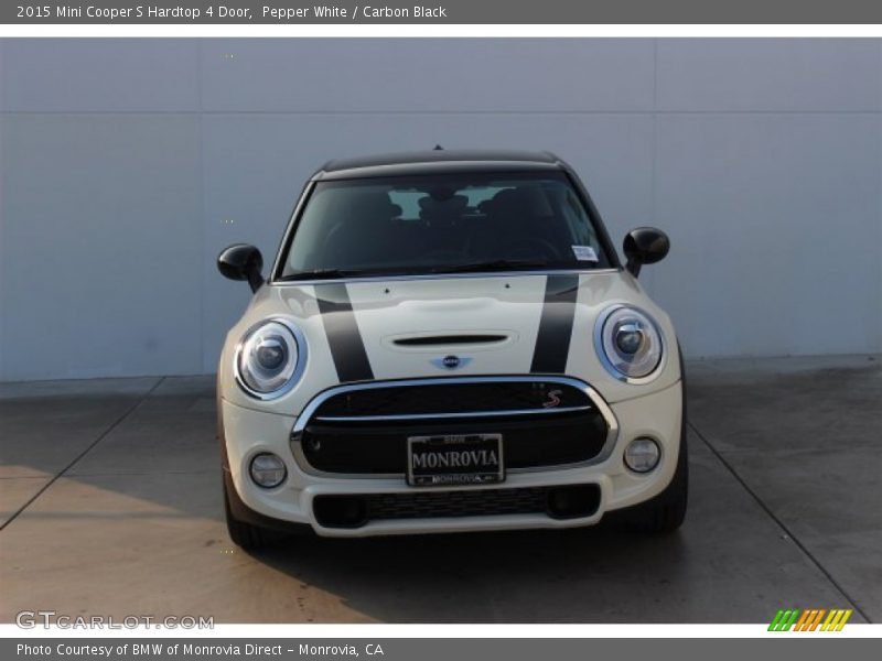 Pepper White / Carbon Black 2015 Mini Cooper S Hardtop 4 Door