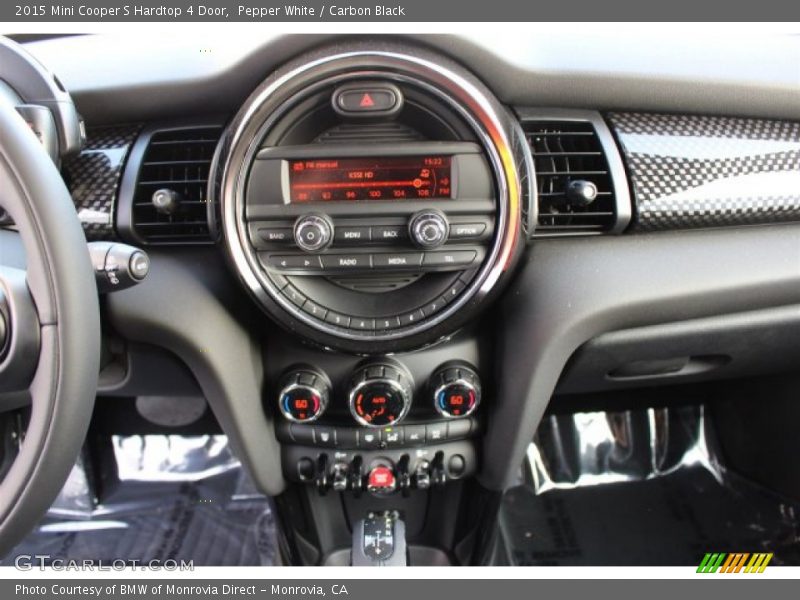 Pepper White / Carbon Black 2015 Mini Cooper S Hardtop 4 Door