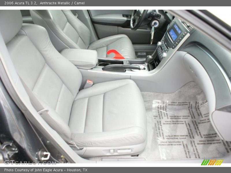 Anthracite Metallic / Camel 2006 Acura TL 3.2