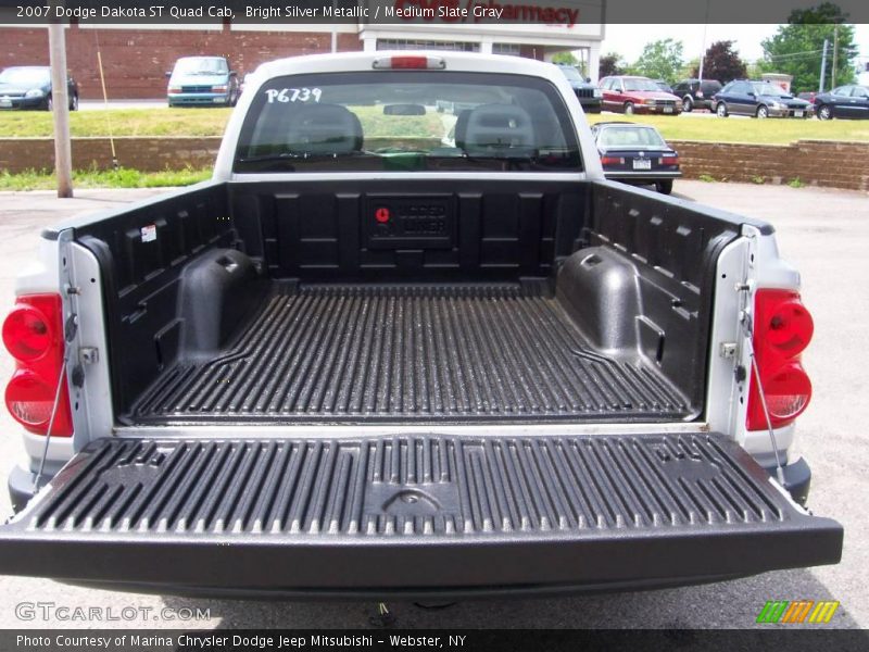 Bright Silver Metallic / Medium Slate Gray 2007 Dodge Dakota ST Quad Cab