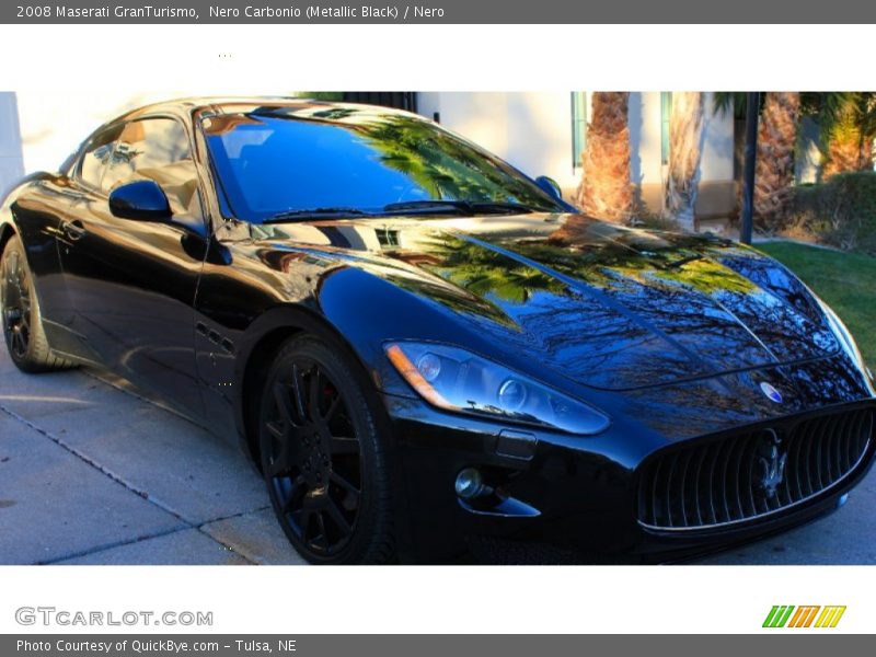Nero Carbonio (Metallic Black) / Nero 2008 Maserati GranTurismo
