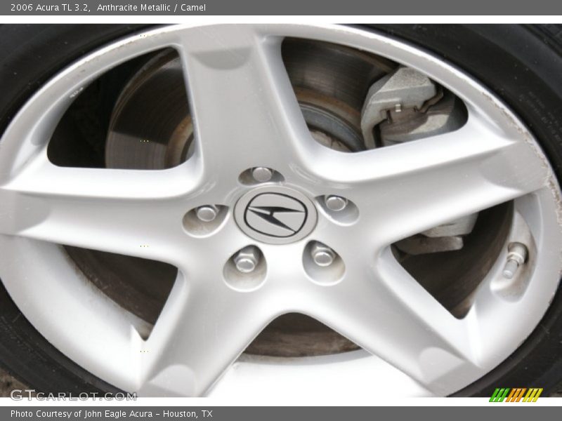 Anthracite Metallic / Camel 2006 Acura TL 3.2