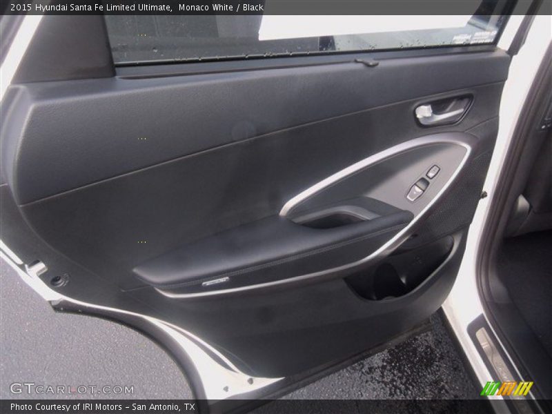 Monaco White / Black 2015 Hyundai Santa Fe Limited Ultimate