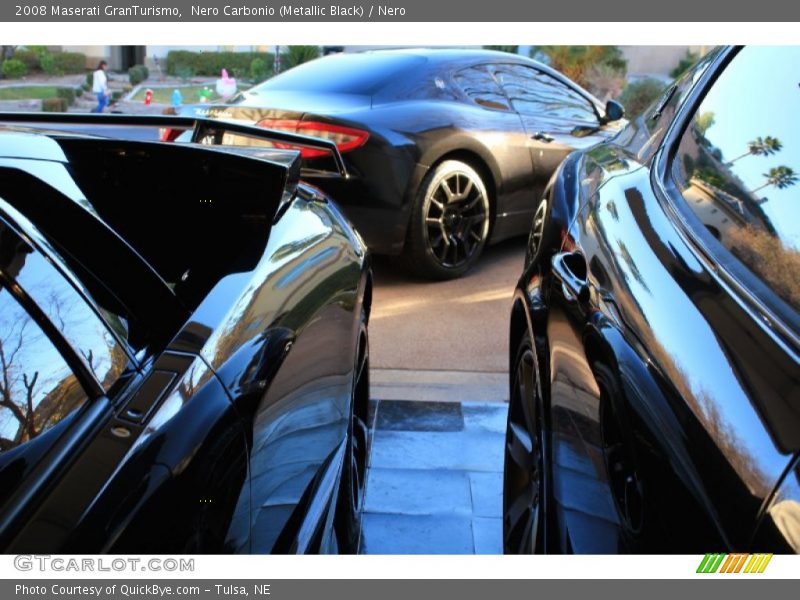 Nero Carbonio (Metallic Black) / Nero 2008 Maserati GranTurismo