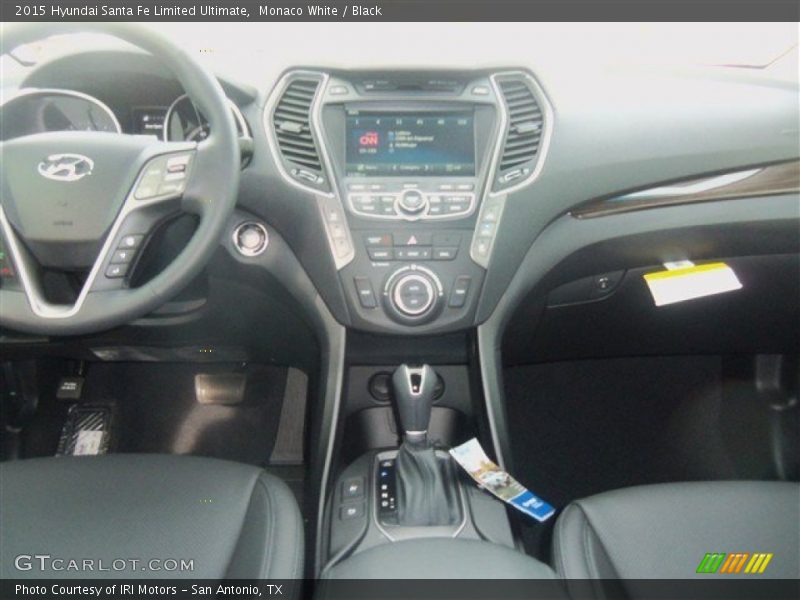 Monaco White / Black 2015 Hyundai Santa Fe Limited Ultimate