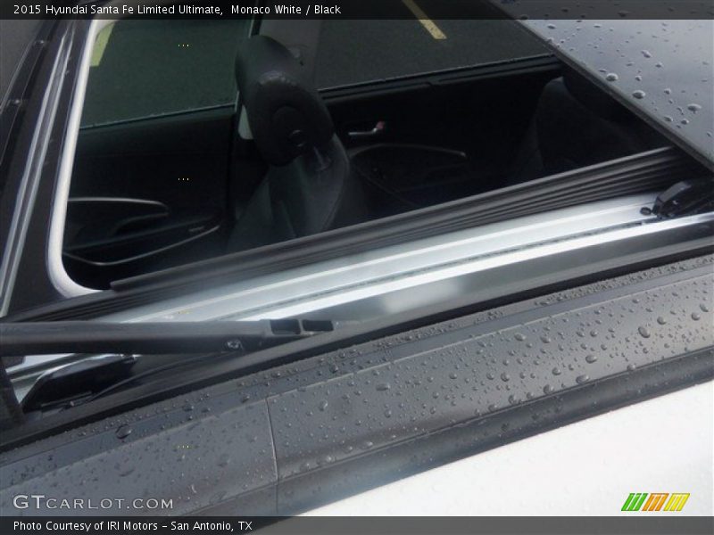 Monaco White / Black 2015 Hyundai Santa Fe Limited Ultimate