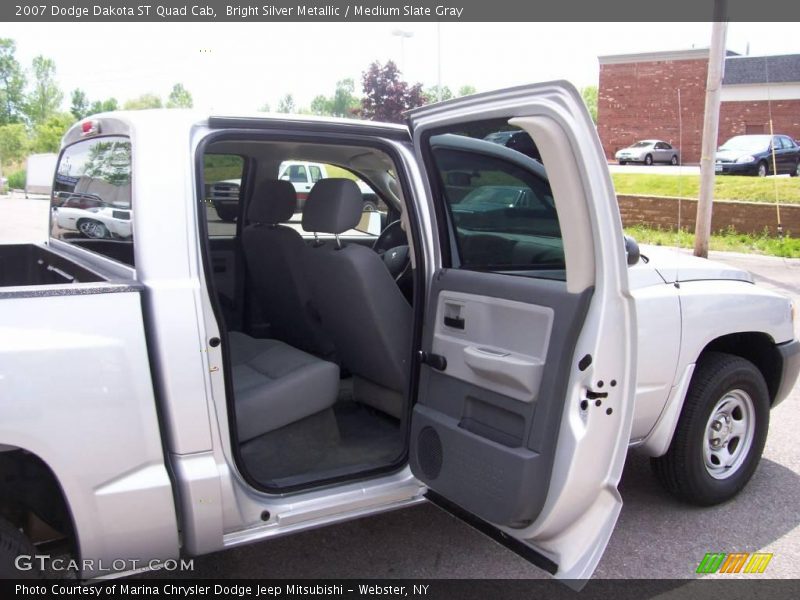 Bright Silver Metallic / Medium Slate Gray 2007 Dodge Dakota ST Quad Cab