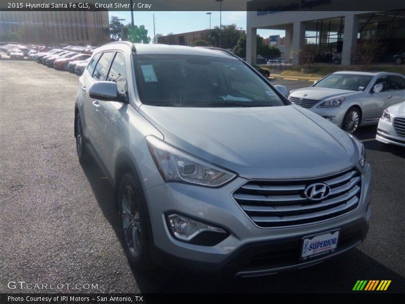 Circuit Silver / Gray 2015 Hyundai Santa Fe GLS