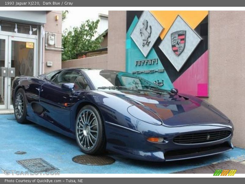 Dark Blue / Gray 1993 Jaguar XJ220