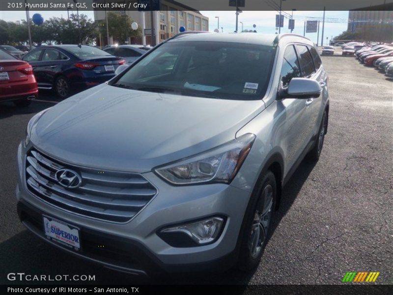 Circuit Silver / Gray 2015 Hyundai Santa Fe GLS