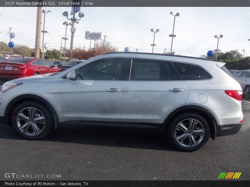 Circuit Silver / Gray 2015 Hyundai Santa Fe GLS