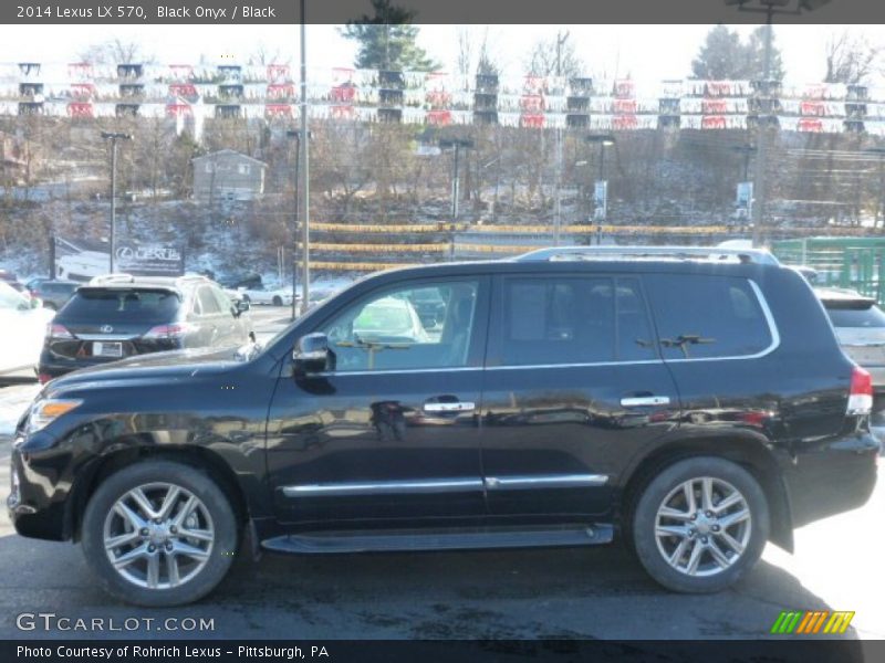 Black Onyx / Black 2014 Lexus LX 570