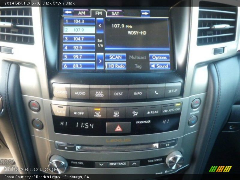 Black Onyx / Black 2014 Lexus LX 570