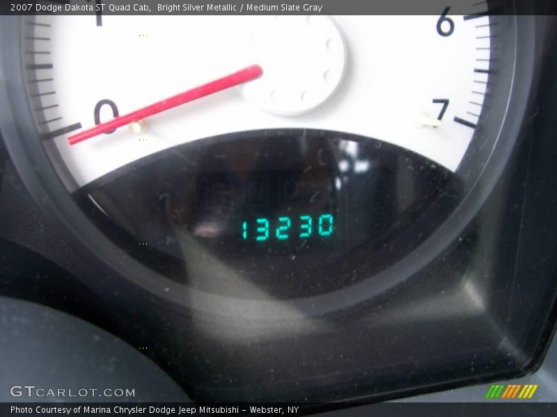 Bright Silver Metallic / Medium Slate Gray 2007 Dodge Dakota ST Quad Cab
