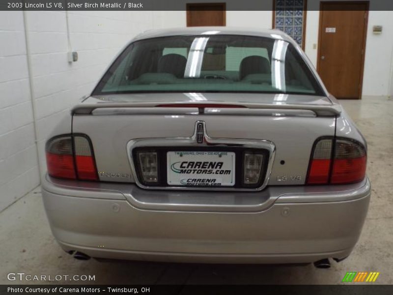 Silver Birch Metallic / Black 2003 Lincoln LS V8