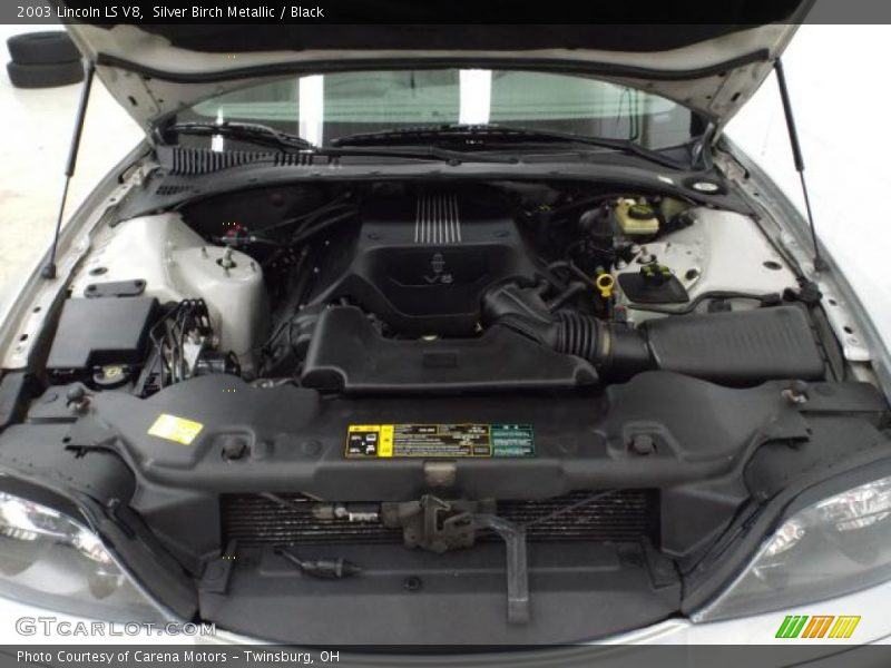 Silver Birch Metallic / Black 2003 Lincoln LS V8