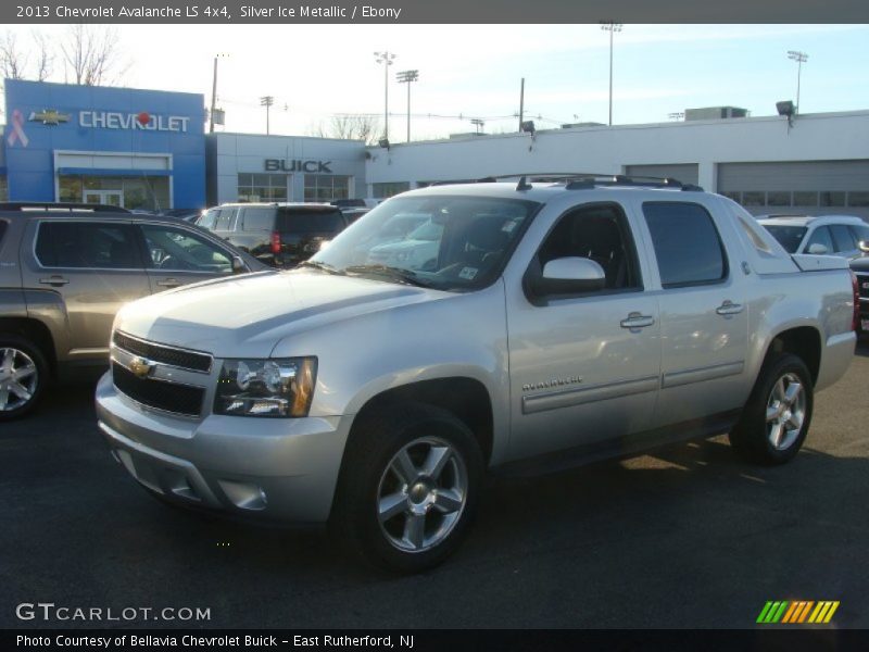Silver Ice Metallic / Ebony 2013 Chevrolet Avalanche LS 4x4