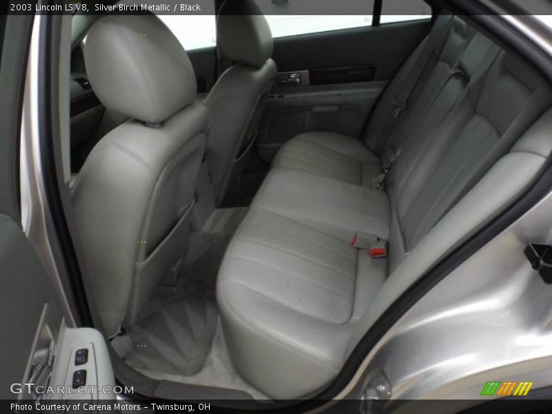 Silver Birch Metallic / Black 2003 Lincoln LS V8