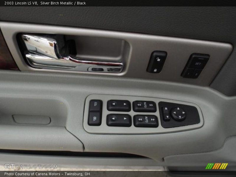 Silver Birch Metallic / Black 2003 Lincoln LS V8