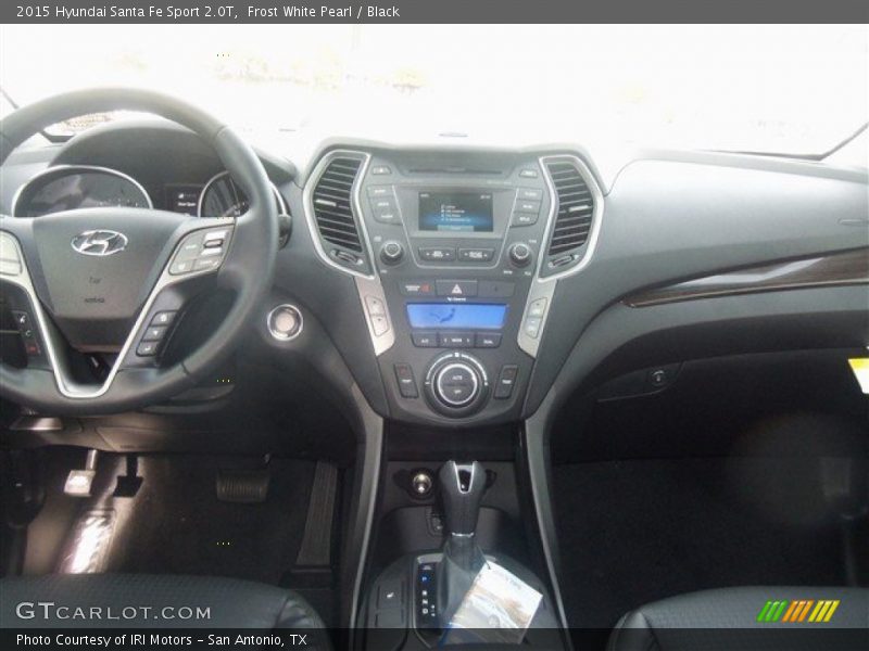 Frost White Pearl / Black 2015 Hyundai Santa Fe Sport 2.0T
