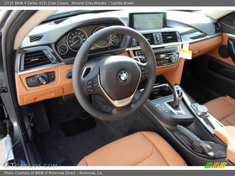 Saddle Brown Interior - 2015 4 Series 435i Gran Coupe 
