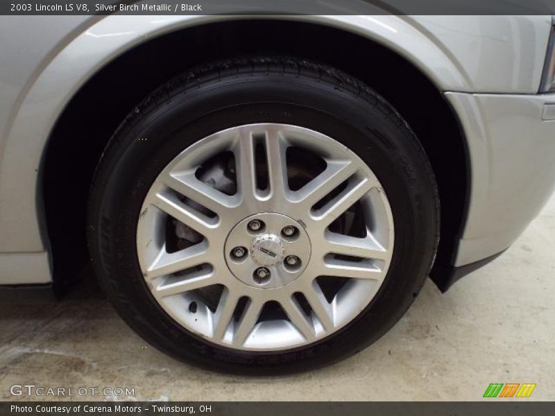 Silver Birch Metallic / Black 2003 Lincoln LS V8