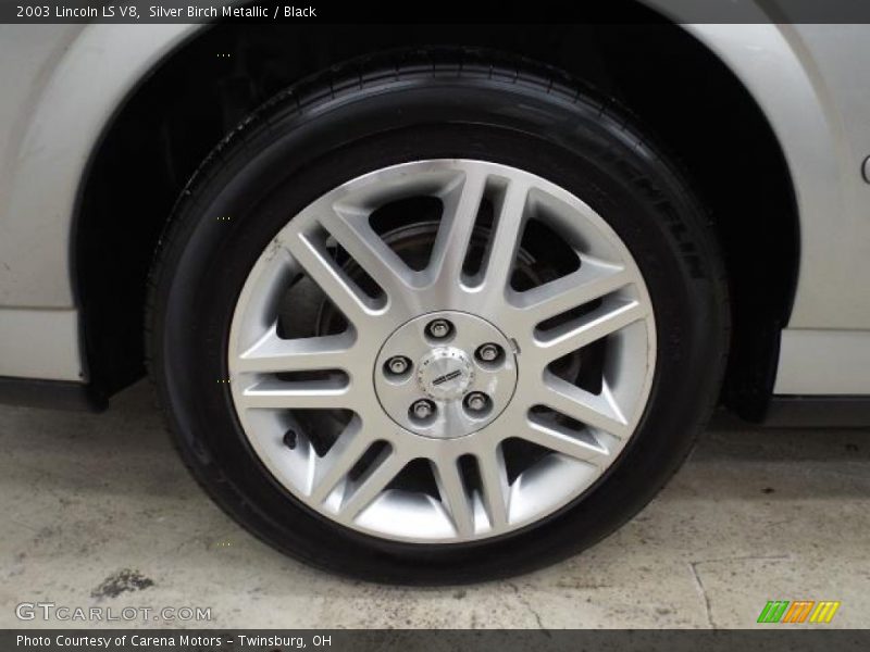 Silver Birch Metallic / Black 2003 Lincoln LS V8