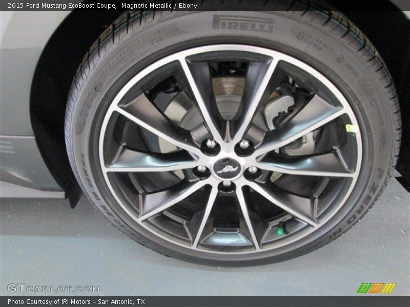 Magnetic Metallic / Ebony 2015 Ford Mustang EcoBoost Coupe