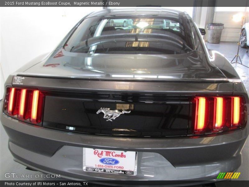 Magnetic Metallic / Ebony 2015 Ford Mustang EcoBoost Coupe