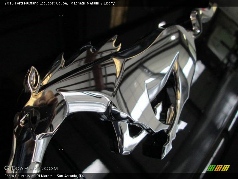 Magnetic Metallic / Ebony 2015 Ford Mustang EcoBoost Coupe