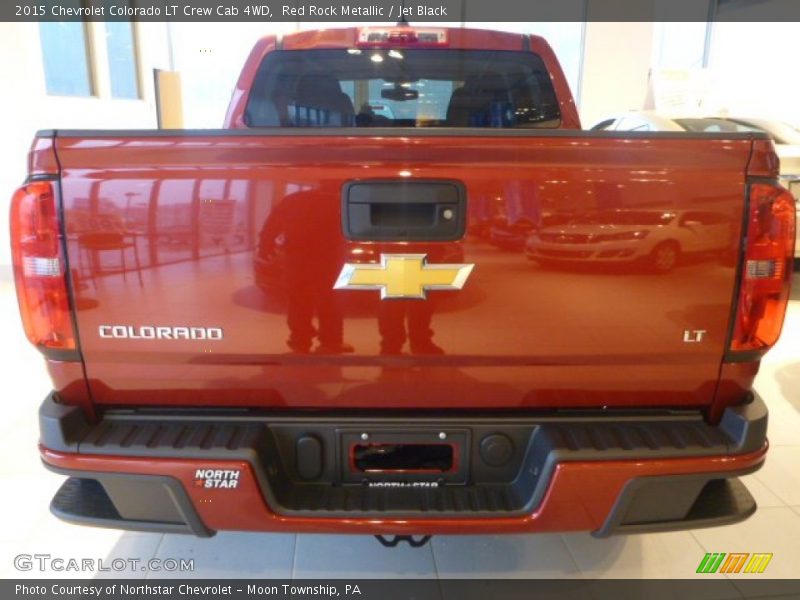 Red Rock Metallic / Jet Black 2015 Chevrolet Colorado LT Crew Cab 4WD