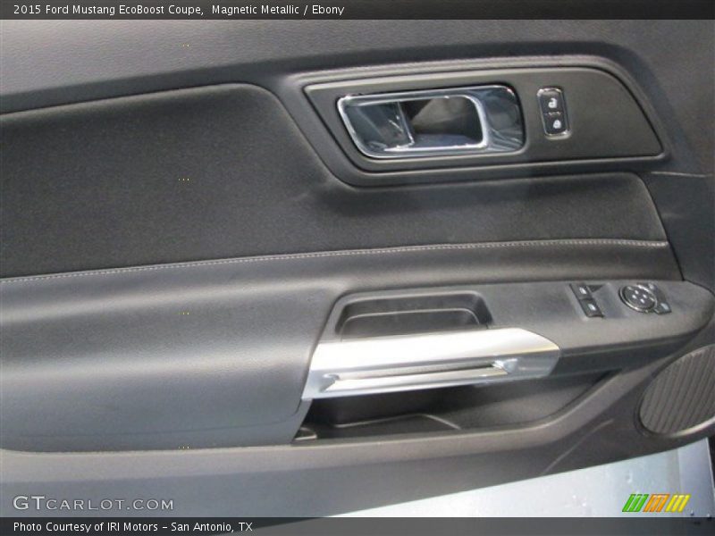 Magnetic Metallic / Ebony 2015 Ford Mustang EcoBoost Coupe