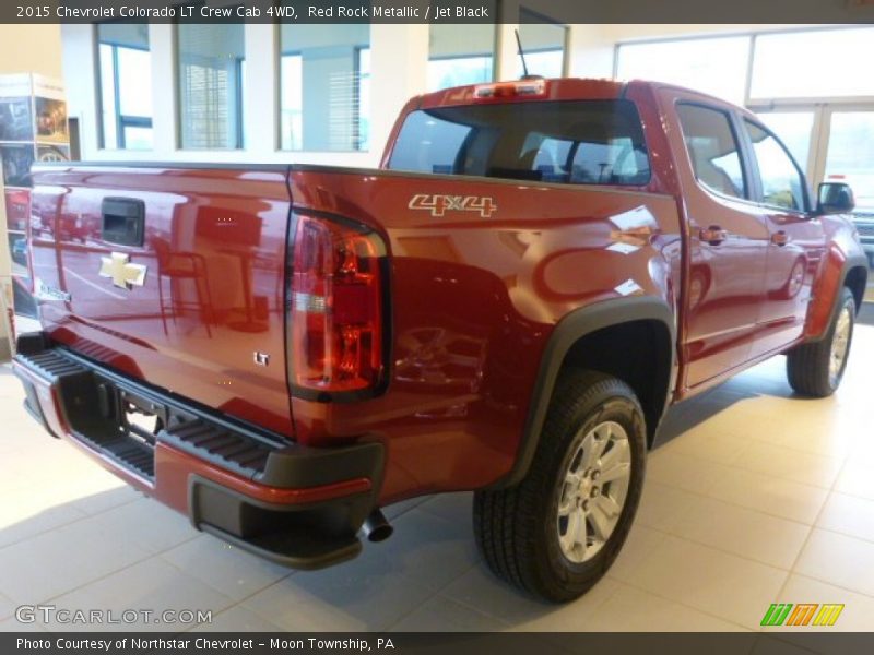 Red Rock Metallic / Jet Black 2015 Chevrolet Colorado LT Crew Cab 4WD