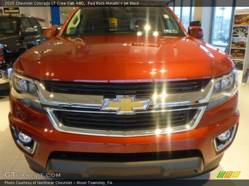 Red Rock Metallic / Jet Black 2015 Chevrolet Colorado LT Crew Cab 4WD