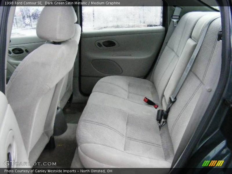 Dark Green Satin Metallic / Medium Graphite 1998 Ford Contour SE
