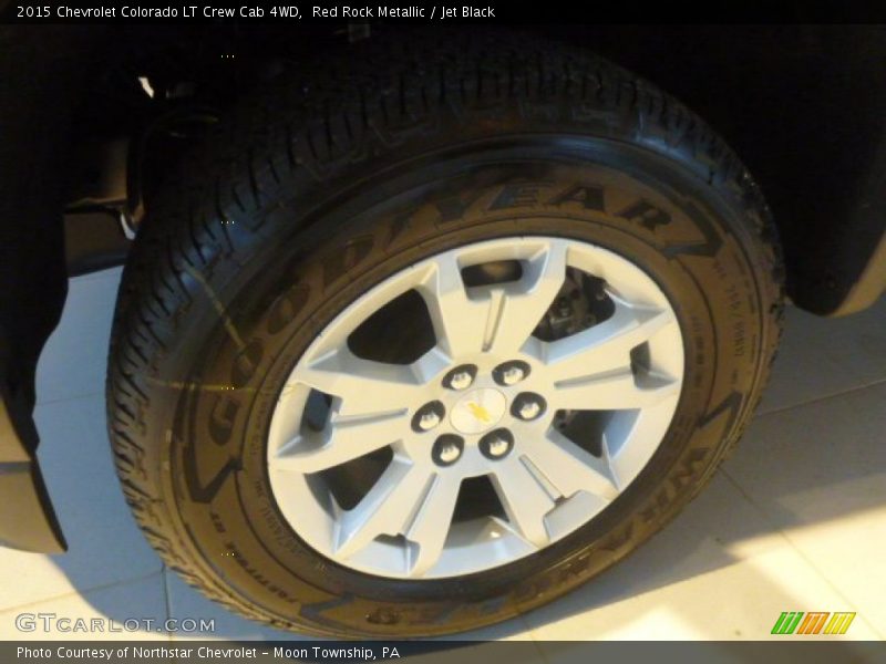 Red Rock Metallic / Jet Black 2015 Chevrolet Colorado LT Crew Cab 4WD