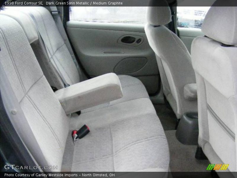 Dark Green Satin Metallic / Medium Graphite 1998 Ford Contour SE