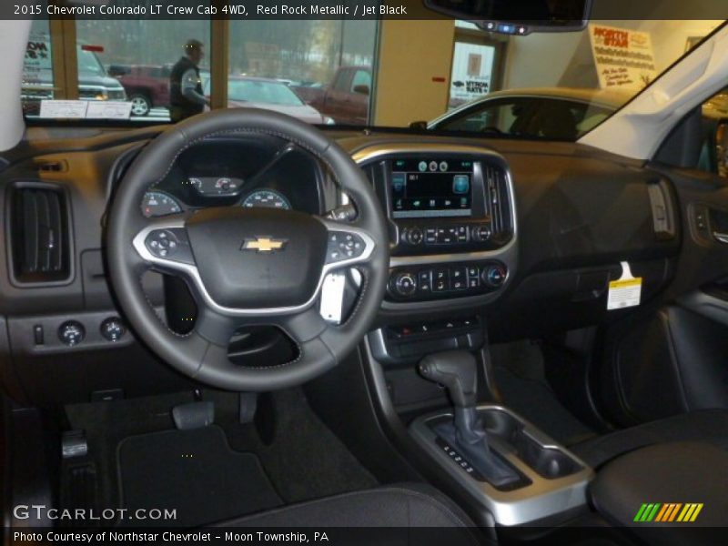 Red Rock Metallic / Jet Black 2015 Chevrolet Colorado LT Crew Cab 4WD