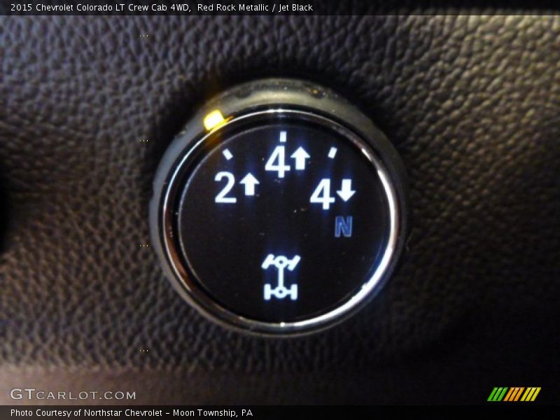 Red Rock Metallic / Jet Black 2015 Chevrolet Colorado LT Crew Cab 4WD
