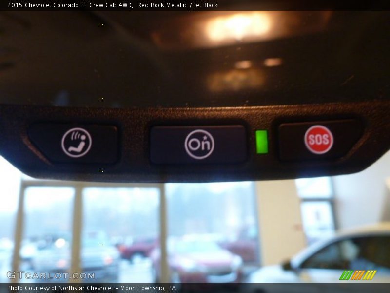 Red Rock Metallic / Jet Black 2015 Chevrolet Colorado LT Crew Cab 4WD