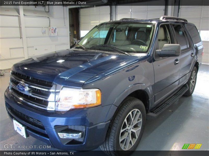 Blue Jeans Metallic / Dune 2015 Ford Expedition XLT