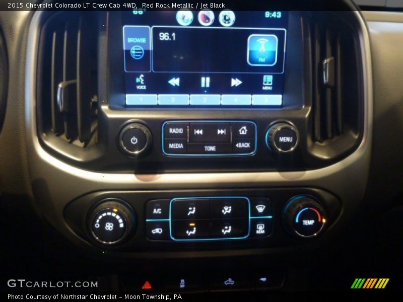 Red Rock Metallic / Jet Black 2015 Chevrolet Colorado LT Crew Cab 4WD